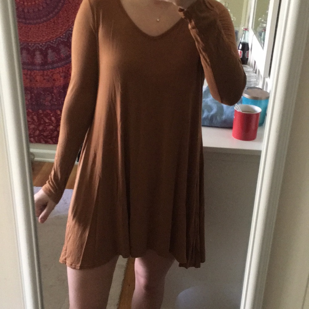 Boohoo long sleeve T-shirt dress